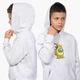 Худи детский Амонг Ас Желтый (Among Us Yellow) Светло-серый меланж (9298-2416) 140 см - изображение 3