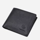 Мужское кожаное портмоне Grande Pelle leather-11552 Синее - изображение 1