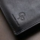 Портмоне кожаное Grande Pelle leather-11556 Синее - изображение 8
