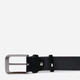 Ремень мужской из натуральной замши Vintage leather-20733 116 см Черный - изображение 3