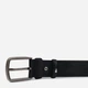 Мужской ремень кожаный Vintage leather-20741 126 см Черный - изображение 4