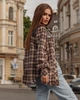 Рубашка J.London 3031 42 Коричневая в клетку (8111046) - изображение 2