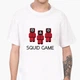 Футболка мужская Солдаты Игра в кальмара (Squid Game) (9223-3364-9) XL Белая - изображение 4