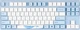 Клавиатура проводная Varmilo VA87M Sea Melody Cherry MX&nbsp;Brown USB (VA87MN2W/WBPE7HR) - изображение 1
