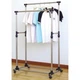 Телескопическая стойка-вешалка для одежды Double Pole Clothes Horse (большая) 339 LR - изображение 5