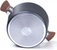 Кастрюля Diamond Grey алюминий с антипригарным покрытием Fissman Ø20хØ15,5х10 см 000265677 - изображение 3