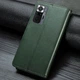 Чехол-книжка GETMAN Gallant (PU) кожаный для Xiaomi Redmi Note 10 Pro / 10 Pro Max Зеленый - изображение 5