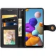 Чехол-книжка GETMAN Gallant (PU) кожаный для Samsung Galaxy A21s Черный - изображение 2