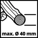 Подрібнювач садовий Einhell GC-KS 2540 2000Вт 40мм ніж - изображение 8