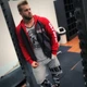 Кофта мужская спортивная худи Olimpia серая с красным XL - изображение 4