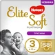 Підгузники Huggies Elite Soft Platinum Mega 3 (6-10 кг) 58 шт (5029053548814) - зображення 1
