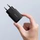 Мережевий зарядний пристрій 20 Вт BASEUS Compact Quick Charger (1USB/1Type-C, QC/PD, 20W, 3A). Black - зображення 8