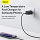 Сетевое зарядное устройство с входом Type-C BASEUS Super Si Quick Charger (1Type-C, 3A/25W, PD/QC). Black - изображение 7
