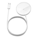 Беспроводное зарядное устройство BASEUS Simple Mini Magnetic Wireless Charger |Type-C cable 1.5m 15W|. White - изображение 6