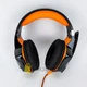 Игровые наушники Kotion Each G2000 с микрофоном и подсветкой геймерские наушники Black-Orange - изображение 2