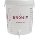 Ємність для бродіння (ферментер) з кришкою і краном 15 л, BROWIN 340416 - зображення 3
