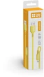 Кабель ColorWay USB - Apple Lightning (soft silicone) 2.4а 1 м Yellow (CW-CBUL043-Y) - изображение 3