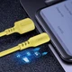 Кабель ColorWay USB - Apple Lightning (soft silicone) 2.4а 1 м Yellow (CW-CBUL043-Y) - изображение 7
