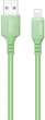 Кабель ColorWay USB - Apple Lightning (soft silicone) 2.4а 1 м Green (CW-CBUL042-GR) - изображение 1