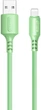 Кабель ColorWay USB - Apple Lightning (soft silicone) 2.4а 1 м Green (CW-CBUL042-GR) - изображение 2