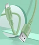 Кабель ColorWay USB - Apple Lightning (soft silicone) 2.4а 1 м Green (CW-CBUL042-GR) - изображение 4
