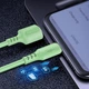Кабель ColorWay USB - Apple Lightning (soft silicone) 2.4а 1 м Green (CW-CBUL042-GR) - изображение 7