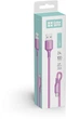 Кабель ColorWay USB - Type-C (soft silicone) 2.4а 1 м Purple (CW-CBUC044-PU) - зображення 2