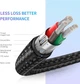 Кабель зарядний Ugreen USB 2.0 Type-C to Type-C PD QC 4.0 з нейлоновою опліткою 2М (US261) - зображення 6