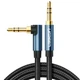Кабель аудио AUX Ugreen 3.5 mm нейлоновая оплетка 1.5M Blue (AV112) - изображение 5