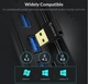 Bluetooth-адаптер Orico USB Bluetooth 5.0 приймач передавач для комп'ютера ноутбука Black (BTA-508) - зображення 3