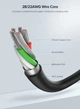 Кабель зарядний Ugreen Type-C 3A 0.25 Black (US287) - зображення 8
