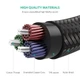 Кабель аудіо AUX Ugreen 3.5 mm з нейлоновою обплетенням 3M Blue (AV112) - зображення 6