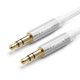 Кабель аудио AUX Ugreen 3.5 mm 1M Silver (AV112) - изображение 1