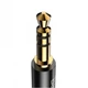 Кабель аудіо Baseus Yiven Ugreen Type-C to Mini-jack 3.5mm 1.2М Black (CAM01) - зображення 7