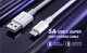 Кабель зарядный Ugreen Type-C 5A Huawei Supercharge 0.25 м White (US253) - изображение 8