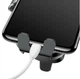 Тримач Baseus Smart Car Mount Cell на повітропровід Black (SUGENT-ZN01) - зображення 5