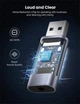 Звуковая карта UGREEN USB 2.0 внешняя 2 в 1 Аудио адаптер TRRS стерео OMTP/CTIA (CM383) - изображение 6