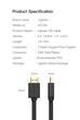 Кабель видео Ugreen HDMI 2.0 4K 3D 2М Black (HD104) - изображение 10