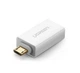 Адаптер Ugreen перехідник OTG Micro USB OTG to USB 2.0 White (US195) - зображення 1