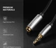 Кабель аудіо Ugreen 3.5 mm подовжувач 1М Black (AV118) - зображення 4
