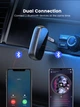 Bluetooth-адаптер Ugreen беспроводной Bluetooth 5.0 адаптер приемник с микрофоном 3.5мм (CM279) черный - изображение 3