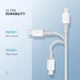 Кабель зарядный UGREEN US171 MFi сертифицированный USB-C to Lightning 1М (10493) - изображение 6