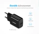 Швидкий зарядний пристрій Ugreen USB універсальний 10.5W Black «ED011» - зображення 4