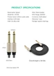 Кабель аудіо Ugreen 6.5 mm стерео Jack 3М Gray (AV128) - зображення 7