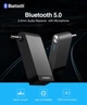 Bluetooth-адаптер Ugreen беспроводной Bluetooth 5.0 адаптер приемник с микрофоном 3.5мм (40757) черный - изображение 2