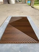 Гипсовая 3D панель Hatch с ламинированным покрытием под дерево орех белоцерковский DecoWalls - изображение 3