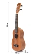 Укулеле ZEBRA SOPRANO NATURAL 21" - изображение 2