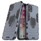 Чохол Ring case для Apple Iphone 11 Pro Max броньований бампер з кільцем темно-синій - зображення 1