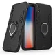 Чохол Ring case для Apple Iphone XR броньований бампер з кільцем чорний - зображення 1