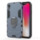 Чехол Ring case для Apple Iphone XR бронированный бампер с кольцом темно-синий - изображение 1